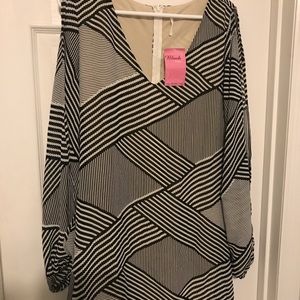 Black and white dress